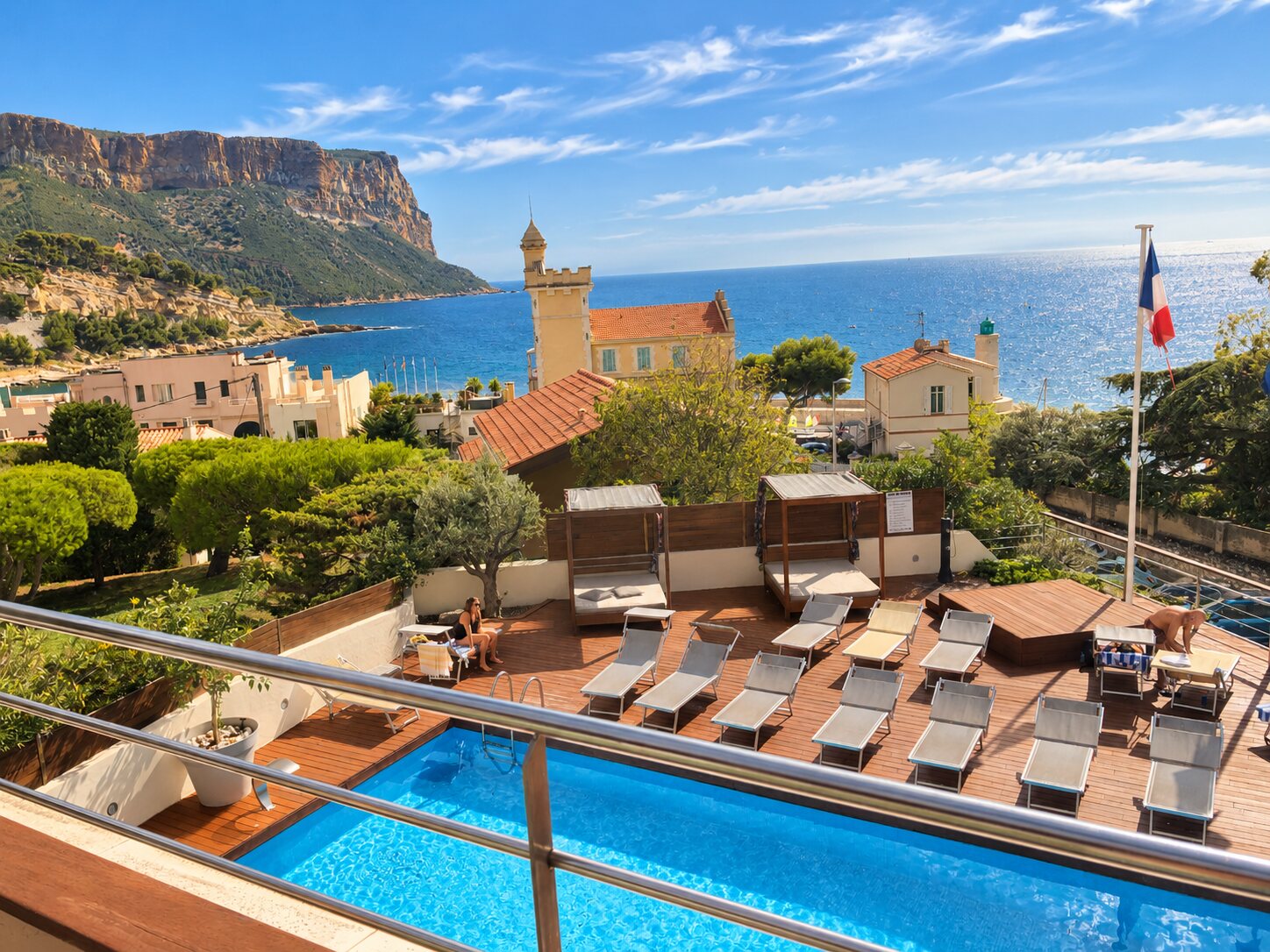 Vue de Cassis et de son littoral pour un événement professionnel dans le Sud